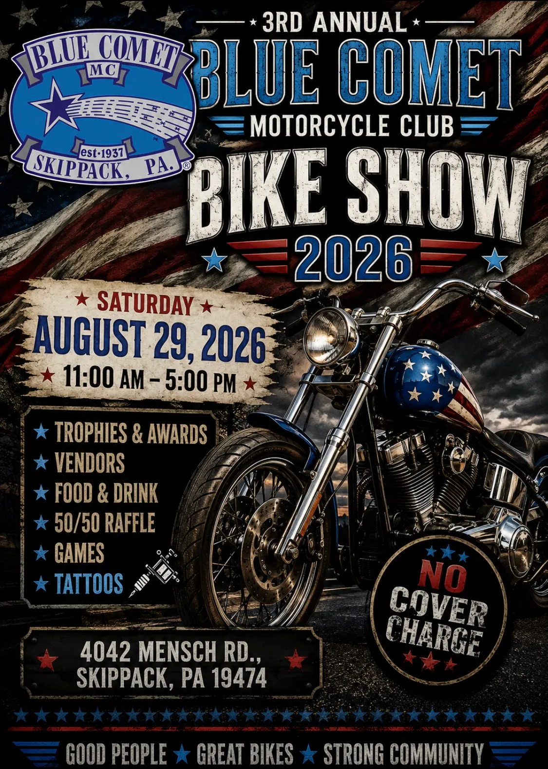 Blue Comet MC - 2026 BIke Show