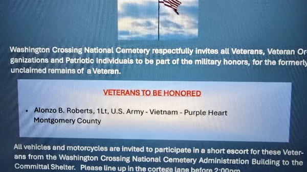 Unaccompanied Vietnam Veterans Service