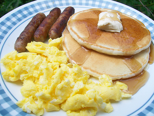 Pancakes-and-Sausage