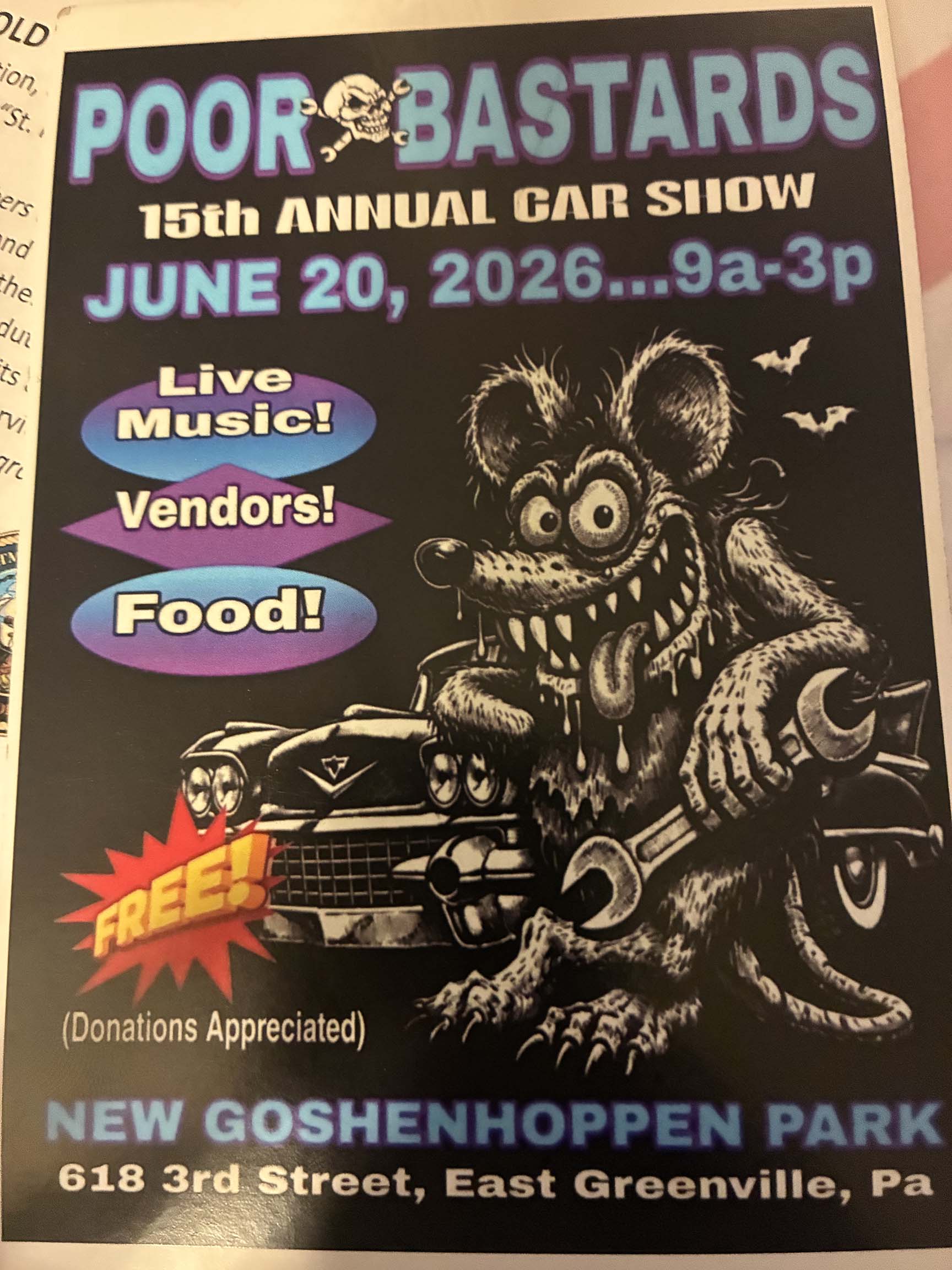 Poor Bastards - 15th Annual Car Show