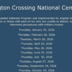 Unaccompanied Vietnam Veterans Service